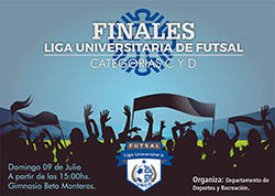 FINALES DE LA LIGA FUTSAL UNIVERSITARIA